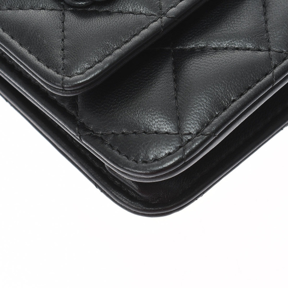 Chanel Chain Black/Gold Hardware Lambskin Women's Shoulder Bag - Picture 5 of 12